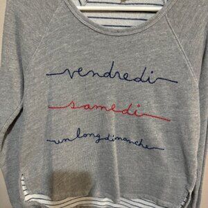 T.La "weekend days" sweatshirt